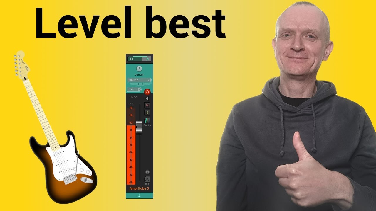 Guitar recording levels: Set them right every single time!