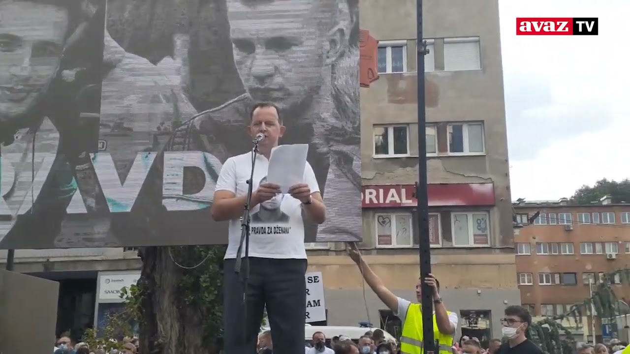 Protesti u Sarajevu: Pogledajte govor Asada ef. Foče