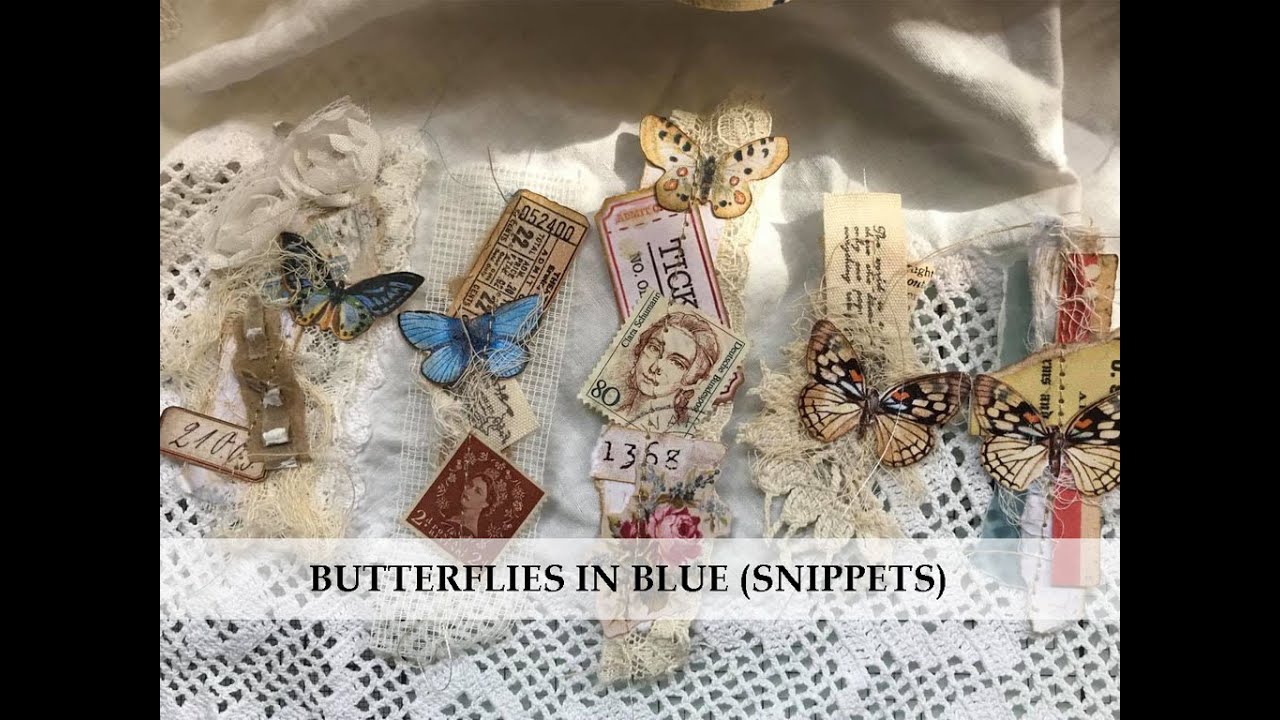 BUTTERFLIES IN BLUE #7 (SNIPPETS/CLUSTERS)