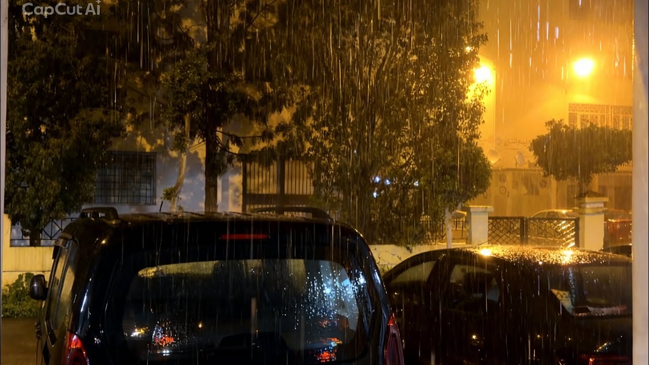 Rain in Morocco at Night 🌧️ | Real Moroccan Rain for Deep Sleep (2 Hours)