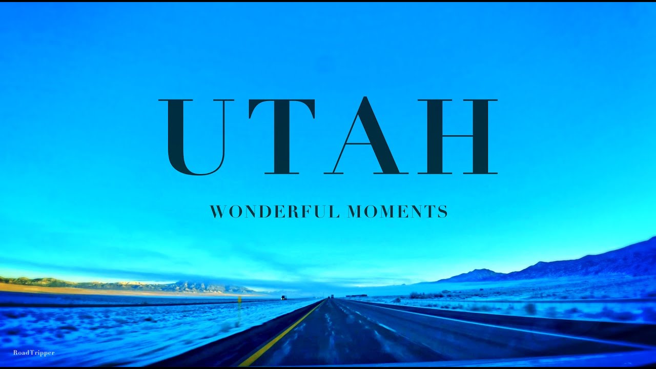 Relaxing Driving 4K Video, Utah Epic Moments, Driving to Utah Amazing RoadTrip with Relaxing Music