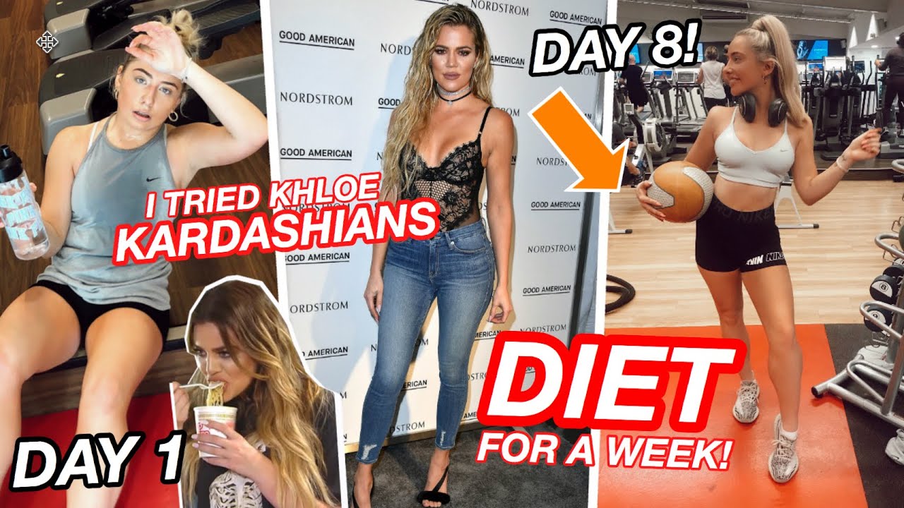 I tried Khloe Kardashians Diet & Workout for a week...and this is what happened!!! | Saffron Barker