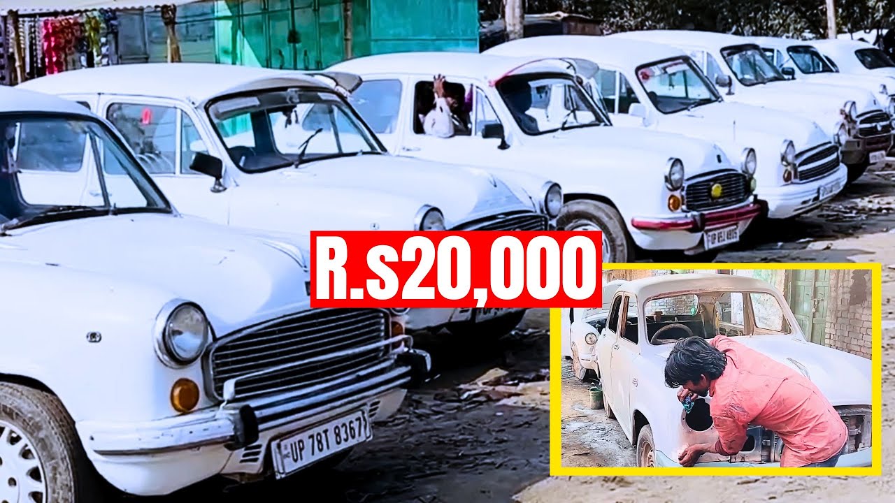 Old Ambassador car || second hand car market || experiment 108 vlogs