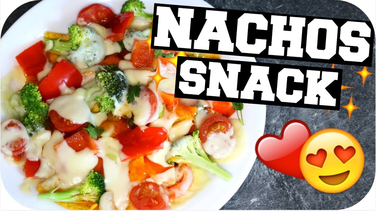 ÜBERBACKENE NACHOS in der MIKROWELLE mit Käse und Gemüse! | Sanny Kaur