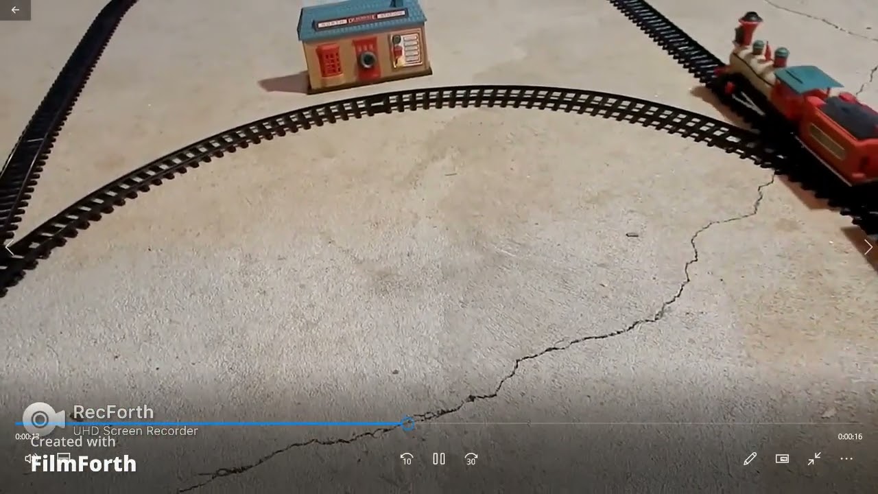 Dickensville Christmas Train Screen Record