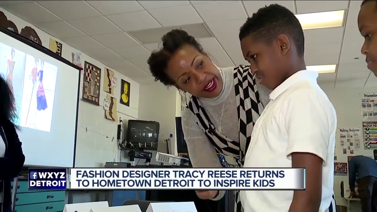 Fashion designer Tracy Reese aims to inspire Detroit Public Schools Community District students