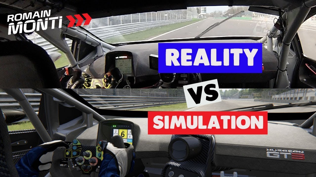 RÉALITÉ VS SIMULATION ! | LAMBORGHINI HURACAN GT3