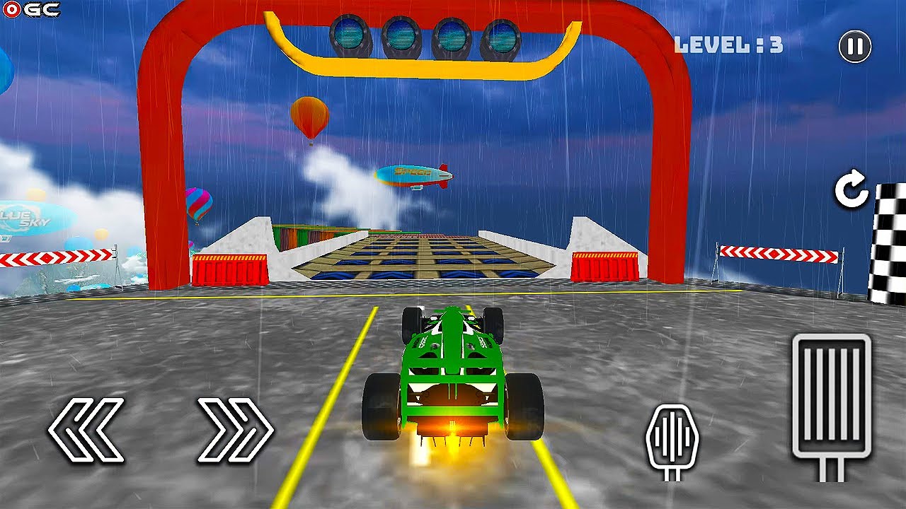 Formula Car Stunt Game / Mega Ramps Car Games 2021 SNOWY MODE / Android GamePlay #3