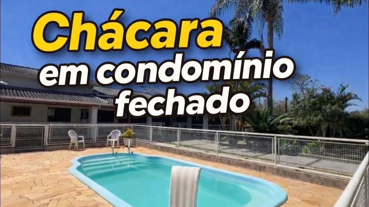 CHÁCARA EM CONDOMÍNIO FECHADO ANTES DO CENTRO DE IBIÚNA. 