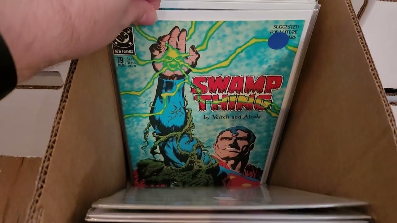 Swamp Thing raw comic book collection in progress: about 200 comics!