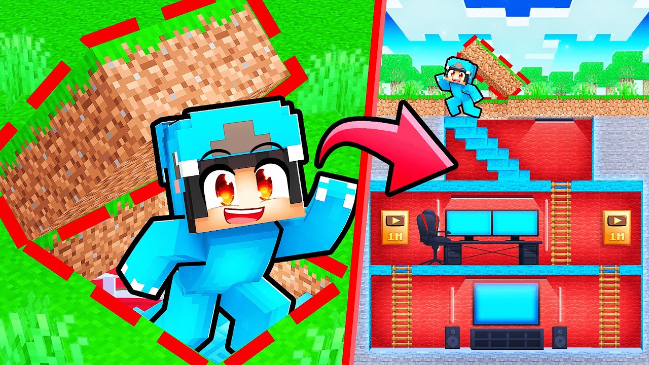 How to Build a Modern Secret Base in Minecraft!