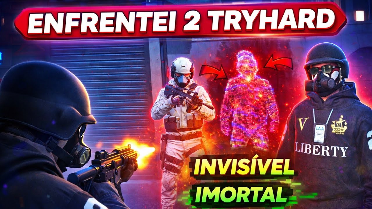 GTA Online - ENFRENTEI 2 TRYHARD… UM DELES APEL0U PRA GLITCH INVISÍVEL! 😡