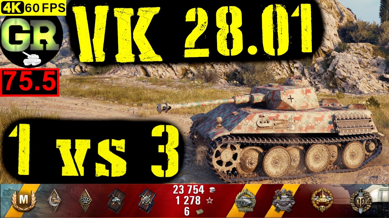 75_World of Tanks VK 28.01 WoT Replay - 9 Kills 2K DMG(Patch 1.4.0)
