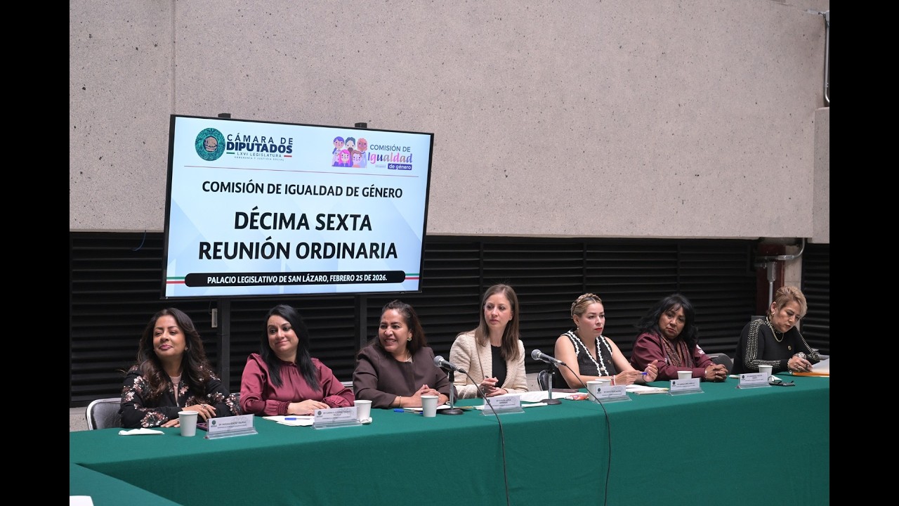 Reunión Ordinaria de la Comisión de Igualdad de Género