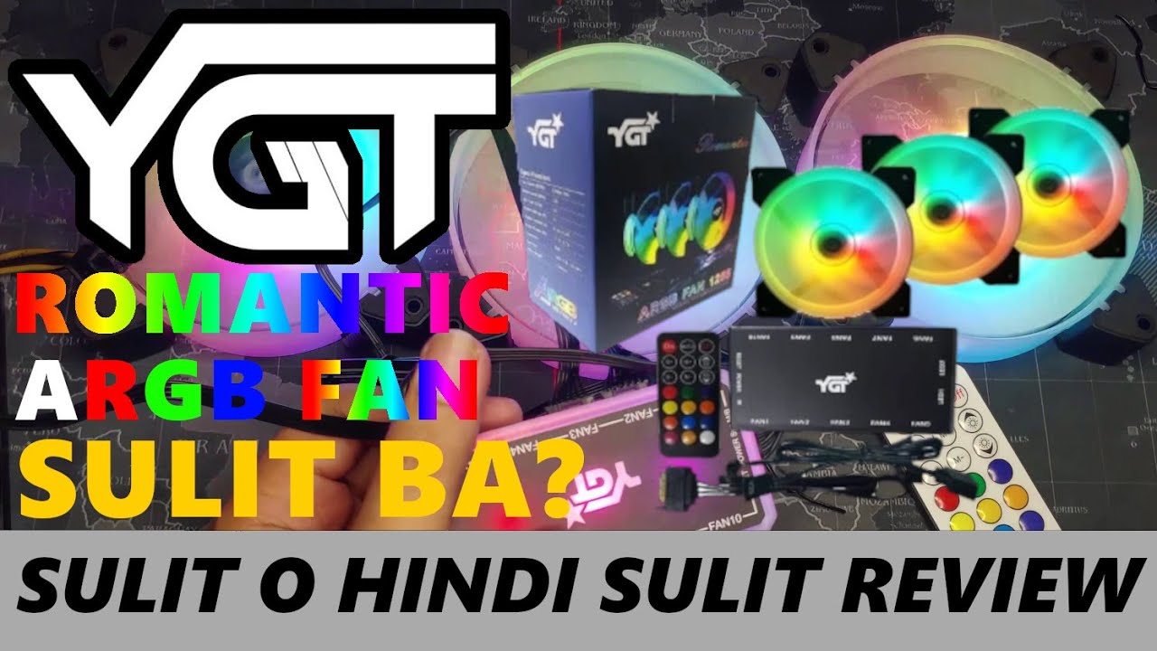 YGT Romantic ARGB FAN with Controller and Remote!!