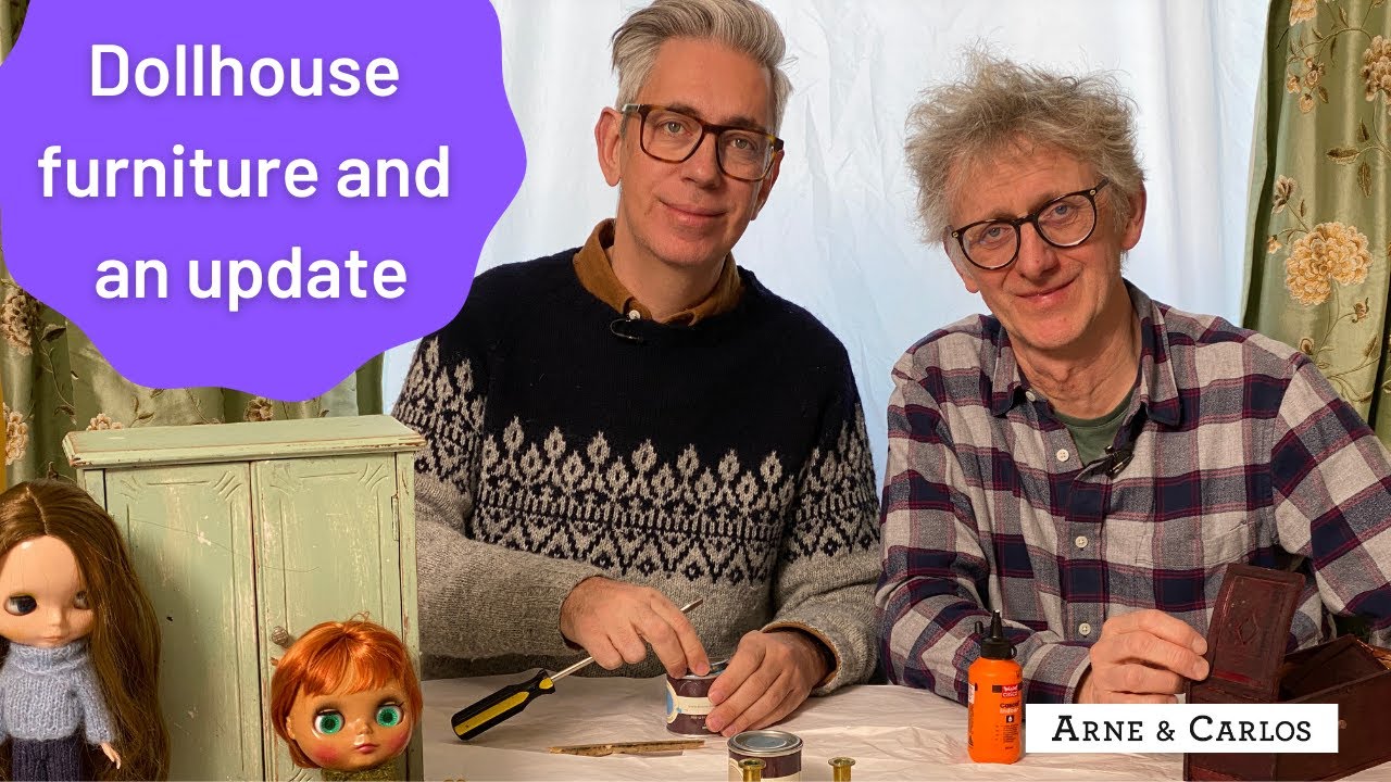 Preparing furniture for our new dollhouse for Blythe - ARNE & CARLOS
