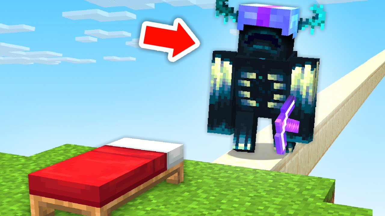 Tajně jsem použil WARDENA na BedWars...