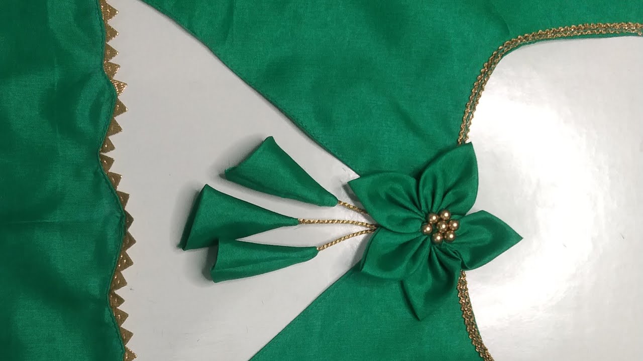 Beautiful blouse design in easy way #blouse #stitching #design 