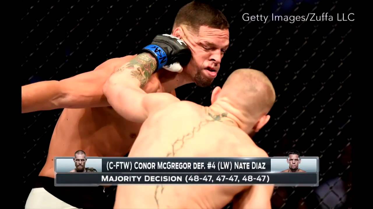 Nate Diaz vs Conor McGregor  Highlights- no geoblock