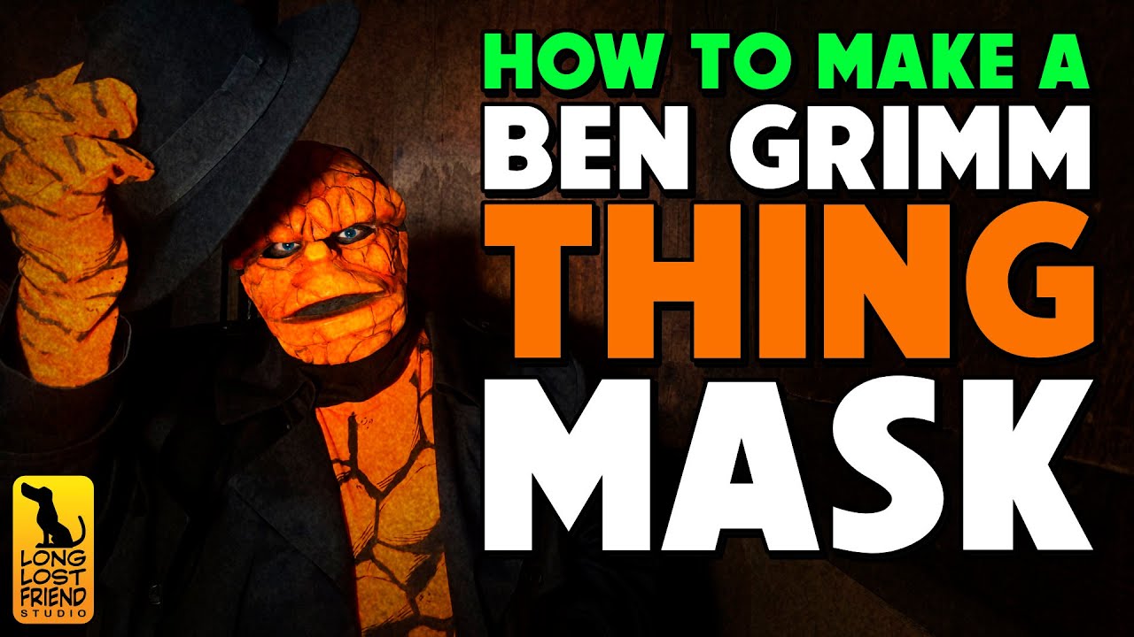 How To Make A Ben Grimm Thing Mask from Fantastic Four