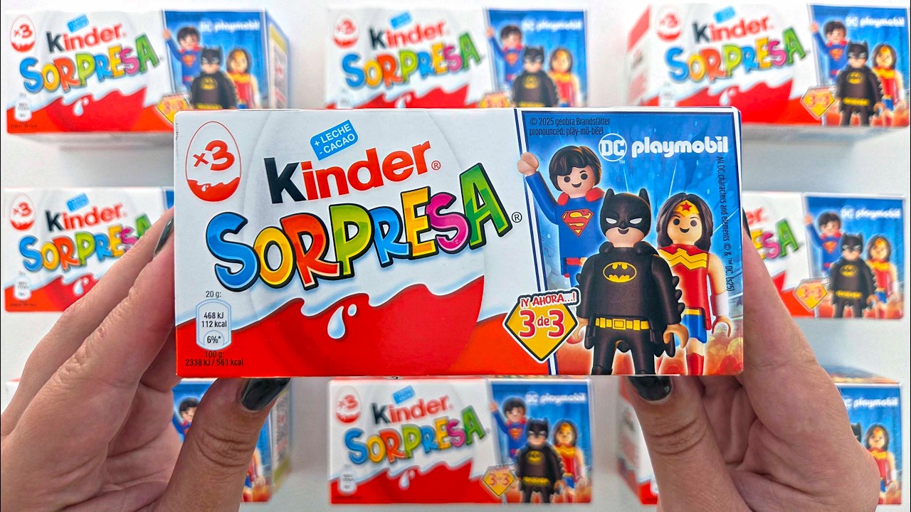 Kinder Surprise DC 2025 Applaydu — FULL Reveal of Every Hero Inside + Applaydu QR Codes!