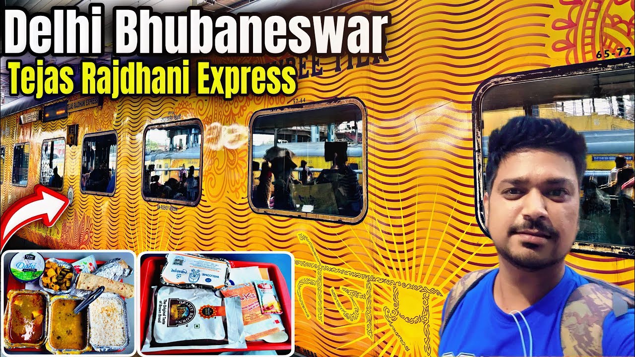 |22824 New Tejas Rajdhani Express|Delhi to Bhubaneswar|fulltrain journey Video 