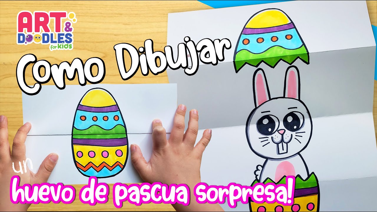Como dibujar un 🥚🐰HUEVO DE PASCUA SORPRESA 🥚🐰 Happy Easter!