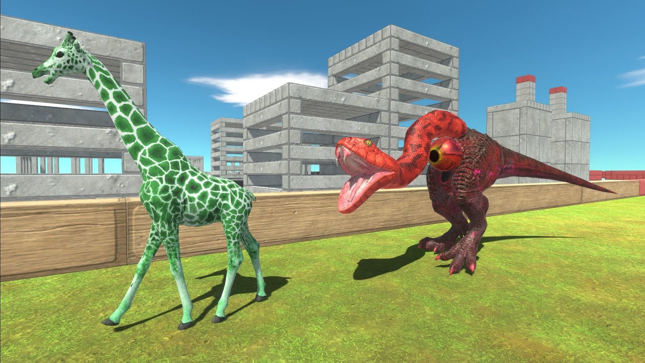 Escape from ALIEN TITANBOA MUTANT - Animal Revolt Battle Simulator