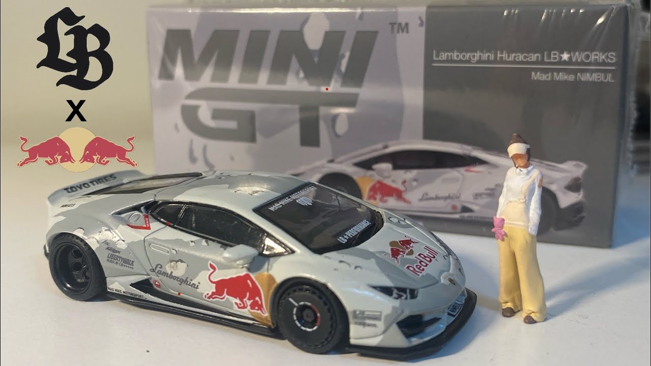 1:64模型車（MINI GT #967 Lamborghini Huracan LB WORKS V2 Mad Mike NIMBUL)