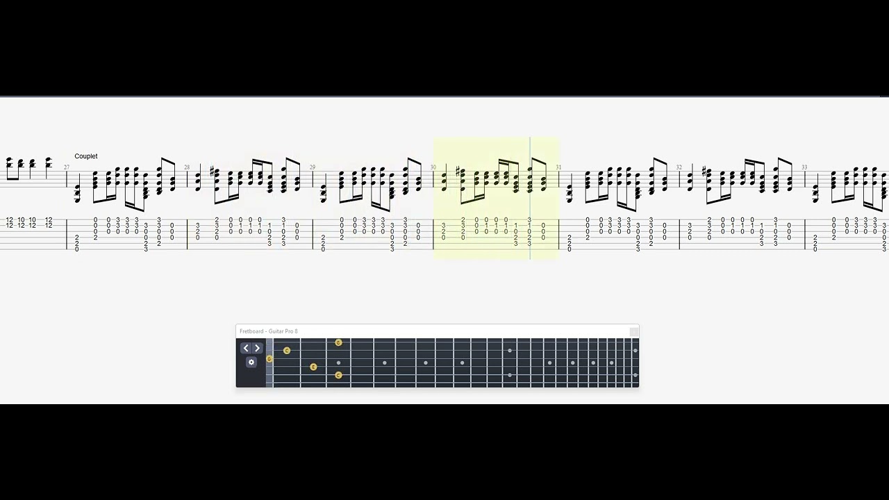 Miossec   Non non non  je ne suis plus saoul  GUITAR 1 TAB