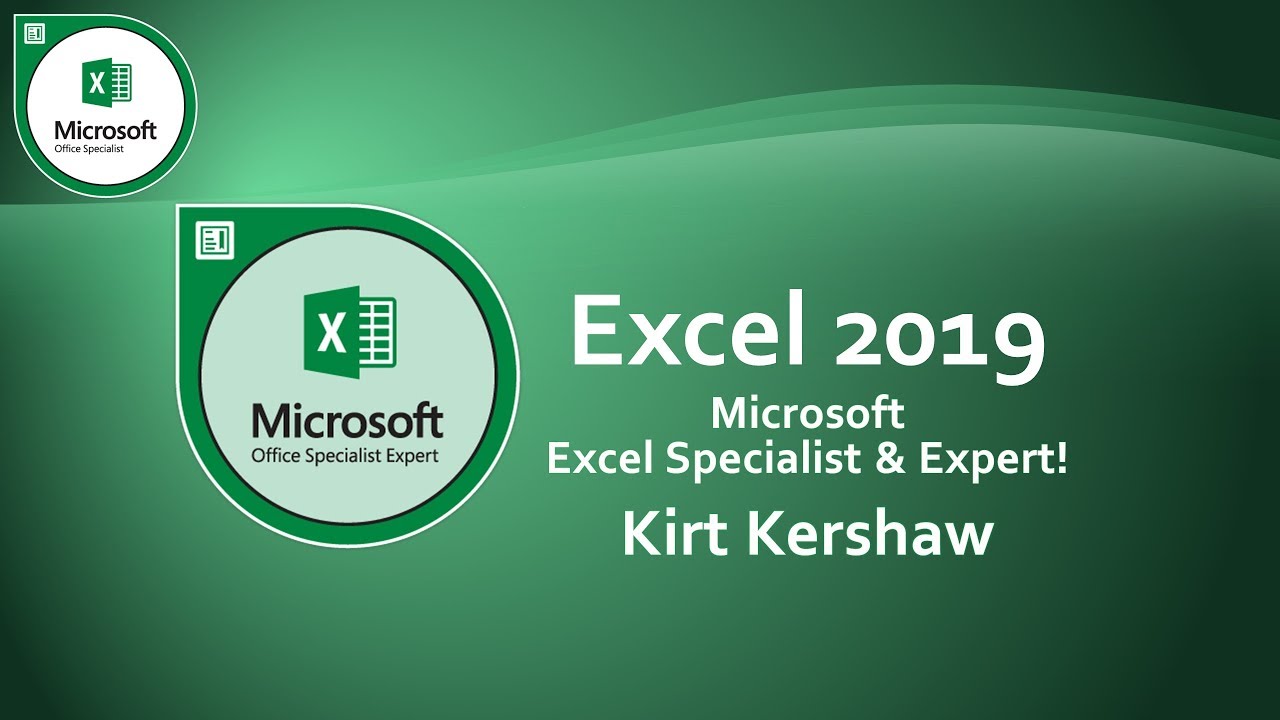 Microsoft Excel 2019: Create and Manage Cell Styles