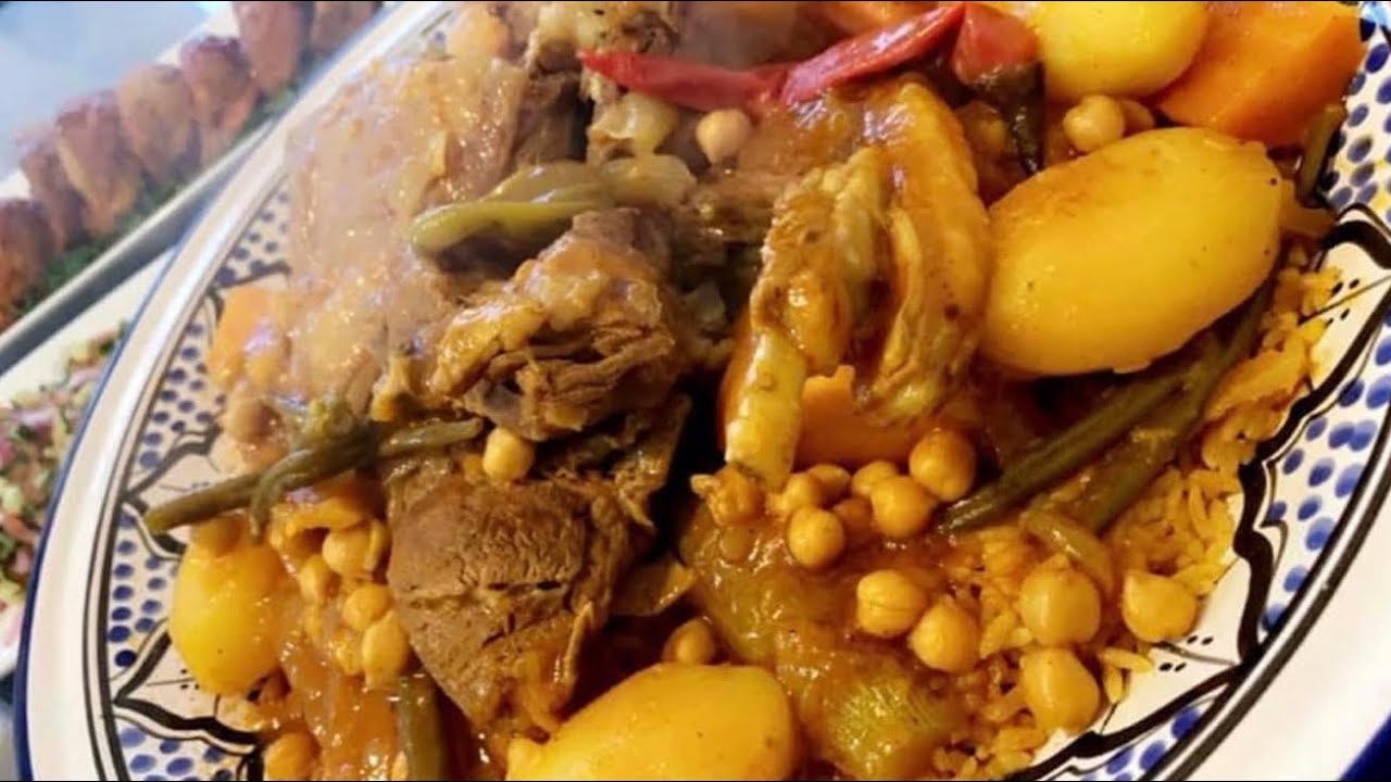 طريقة الرز امبوخ(rice with vegetables )