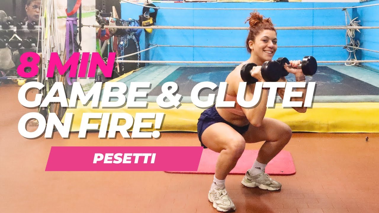 Gambe e Glutei on fire 🔥 in 8 minuti!