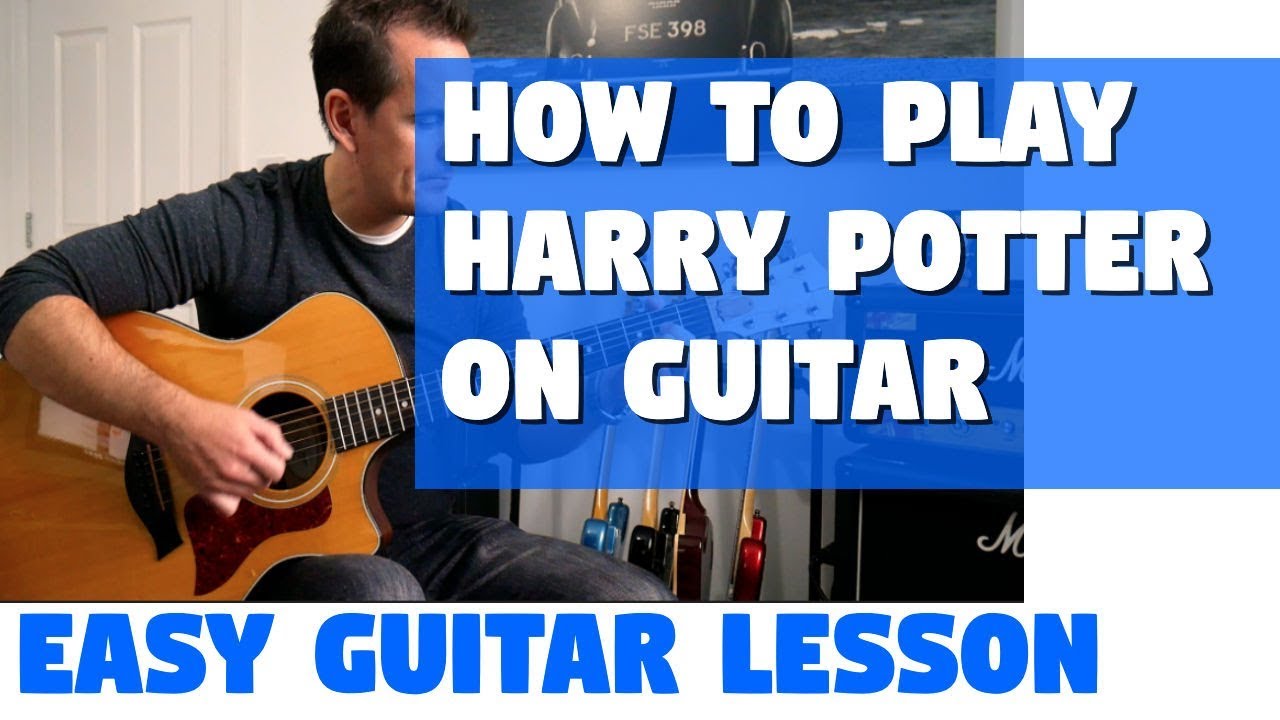 How to Play Harry Potter Theme Guitar Tutorial TAB Lesson