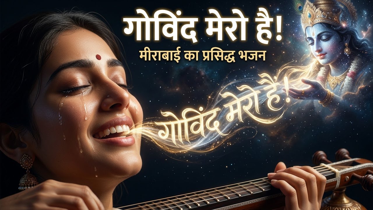 मीराबाई का प्रसिद्ध भजन - गोविंद मेरो है गोपाल मेरो है | Superhit Krishna Bhajan #meera