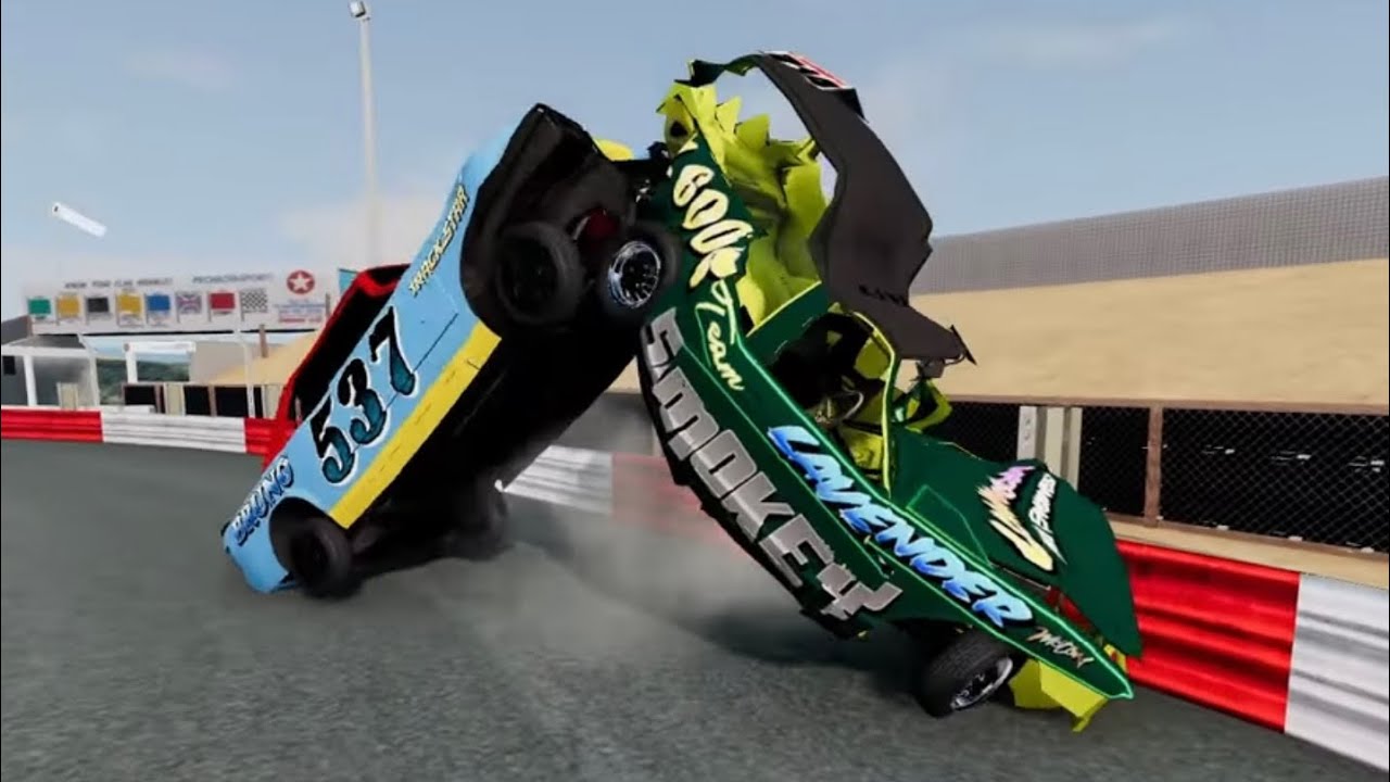 Beamng Banger Racing Crashes 21