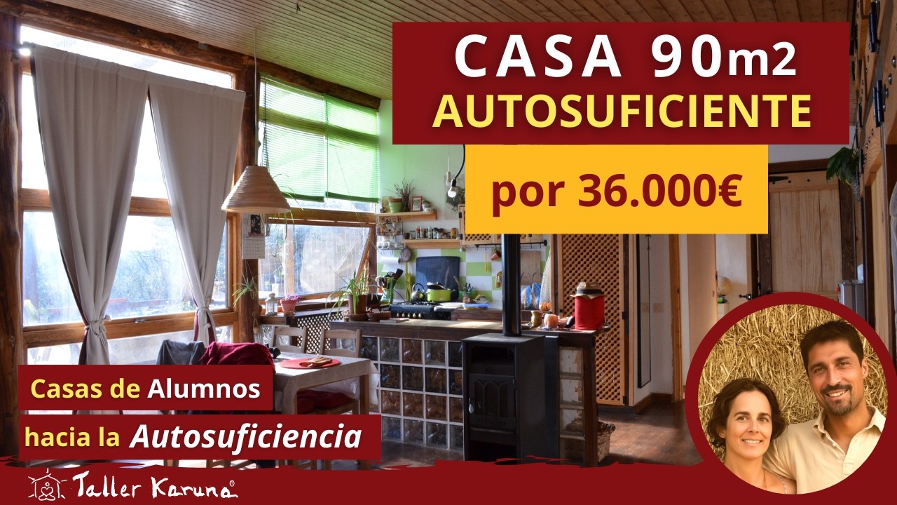 Construyen su Casa de paja Autosuficiente de 90m2 por 36.000&euro;