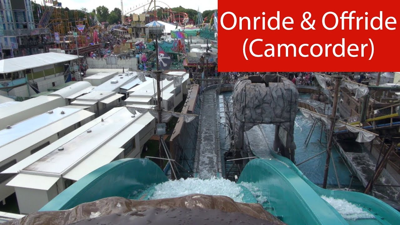 Piratenfluss (Heitmann-Schneider) - Onride & Offride [Camcorder POV / 50 fps] - Cranger Kirmes 2017