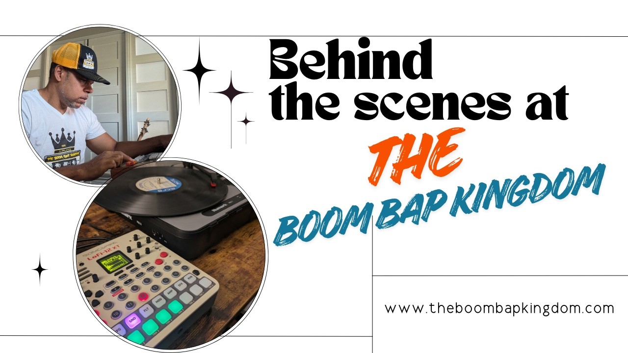 Behind The Scenes at The Boom Bap Kingdom #musicproducer #studio #makingbeats #behindthescenes