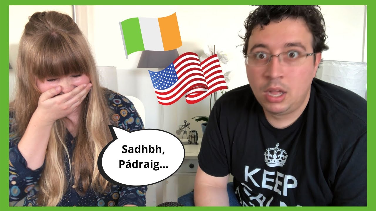 American Learns How To Pronounce Irish Names! 🇮🇪🇺🇸 | IRISH VS AMERICAN