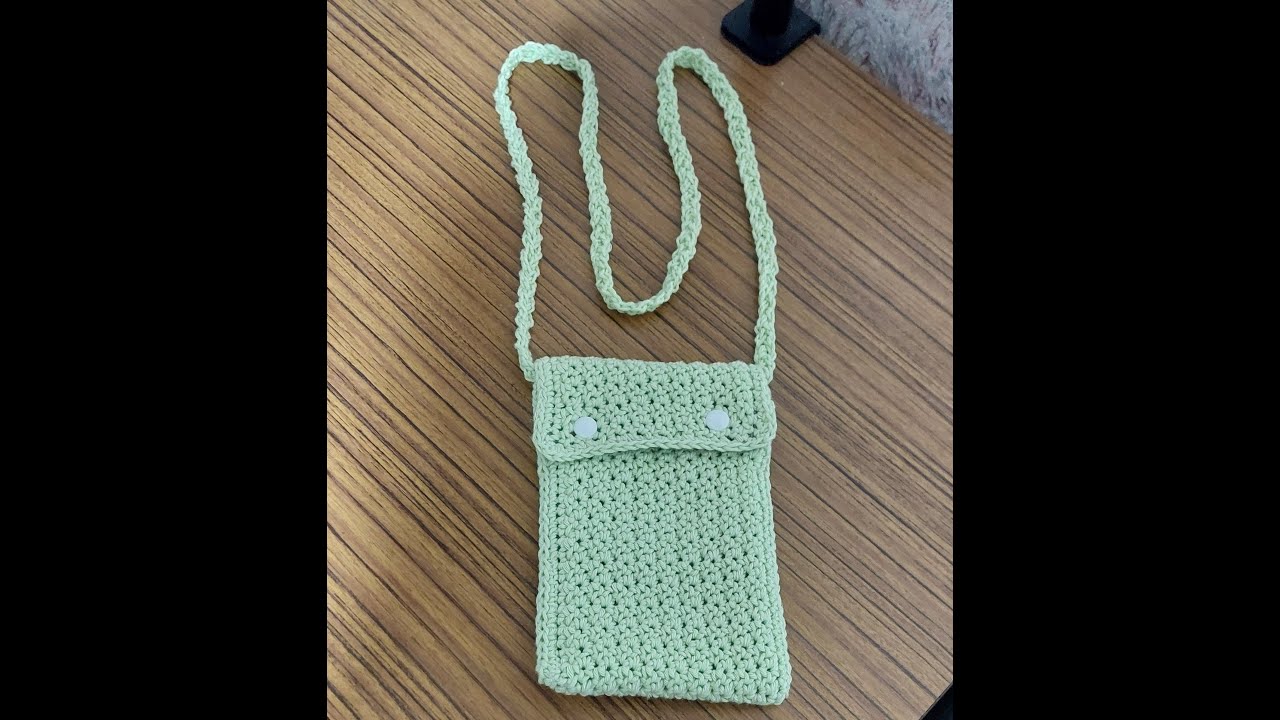 #34 Связать крючком чехол для телефона, Sheila's Crochet