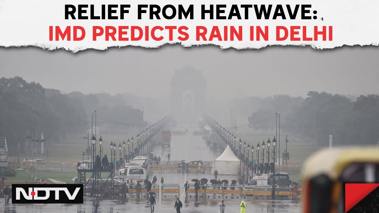 Heatwave Alert In India | Relief From Heatwave Soon, IMD Predicts Cloudy Skies, Rain For Delhi