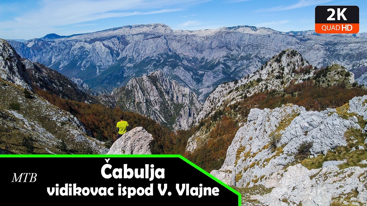 MTB: Čabulja, vidikovac ispod Velike Vlajne