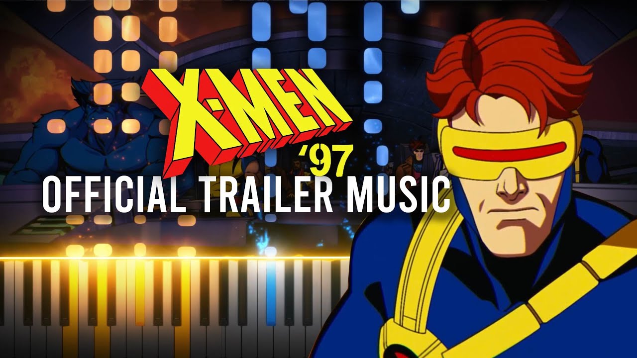X-Men '97 Official Trailer Music (Synthesia Piano Tutorial)
