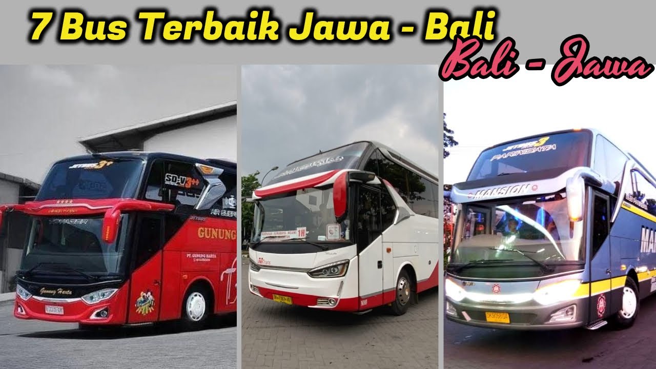 7 Bus TERBAIK Perjalanan Jawa - Bali / Bali - Jawa