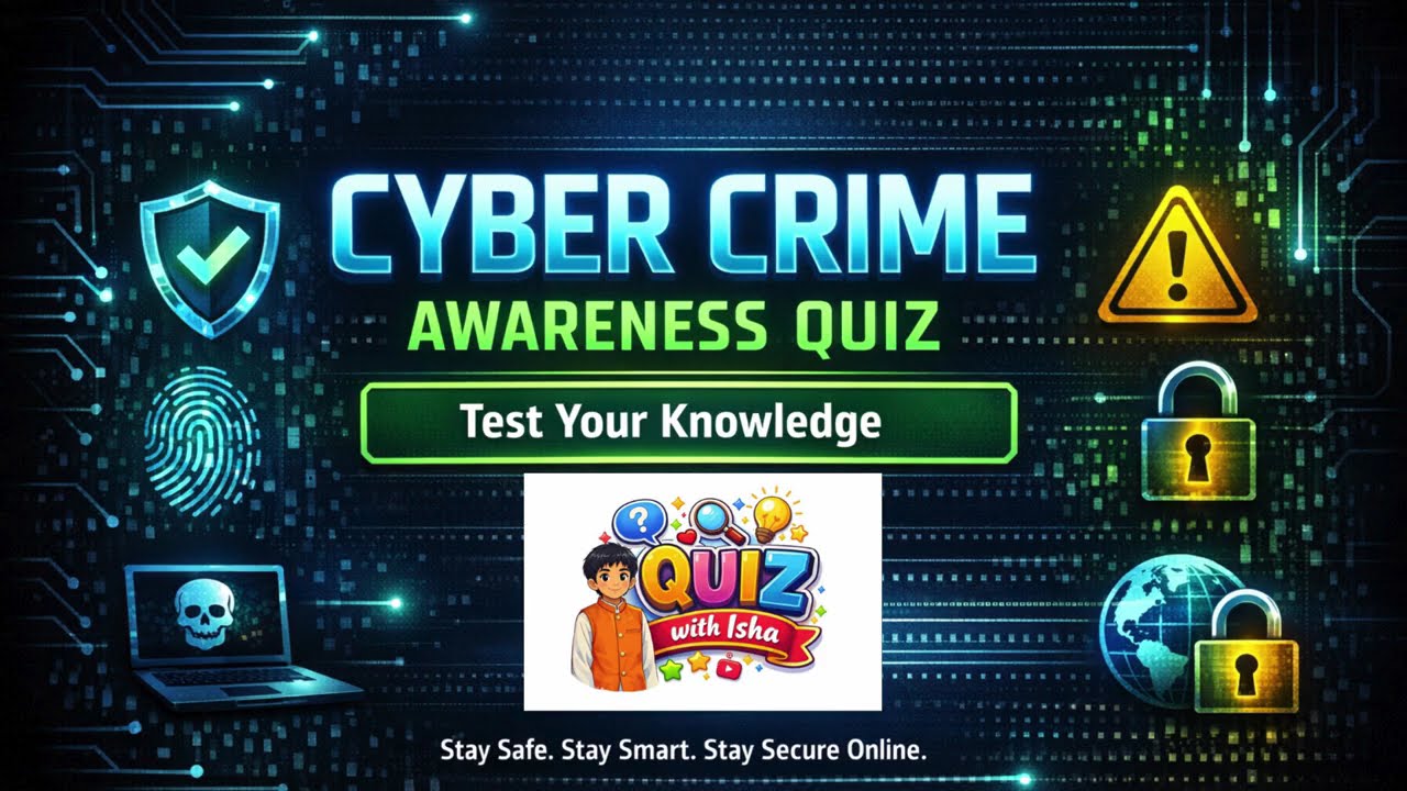 🚨 Cyber Crime Awareness Quiz &ndash; Test Your Knowledge! 🚨