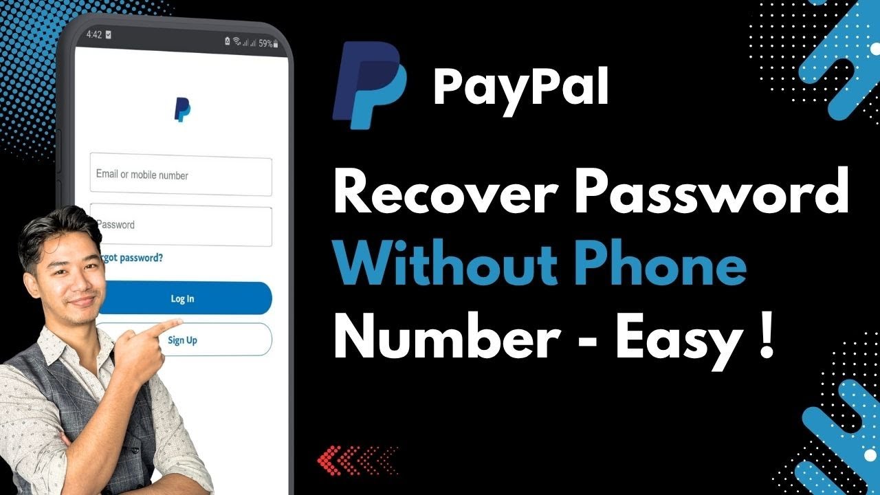 How To Recover/Change PayPal Password Without Phone Number