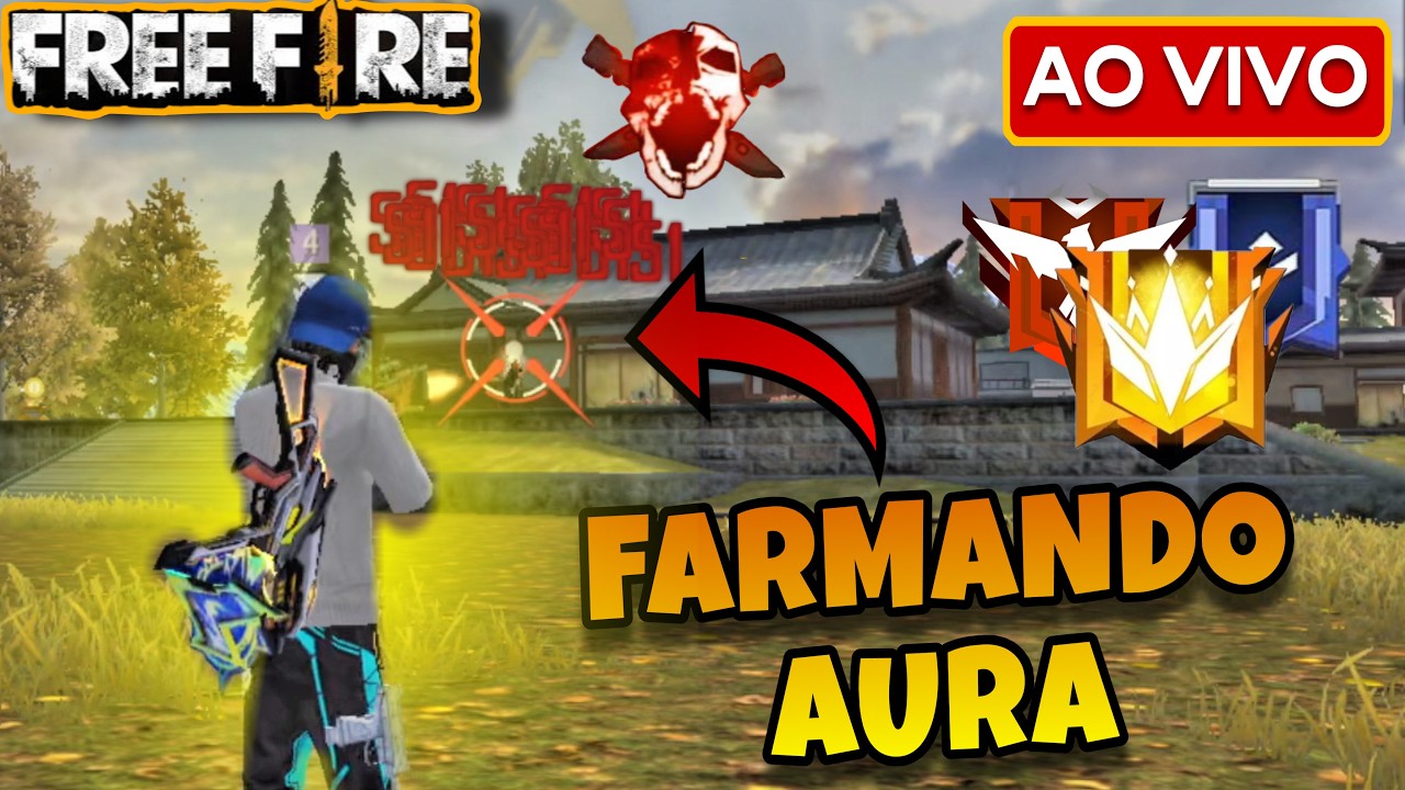 FREE FIRE AO VIVO🔵 ENTRA AÍ 🔵 QUE SEQUÊNCIA DE ABATES É ESSA, TROPA?