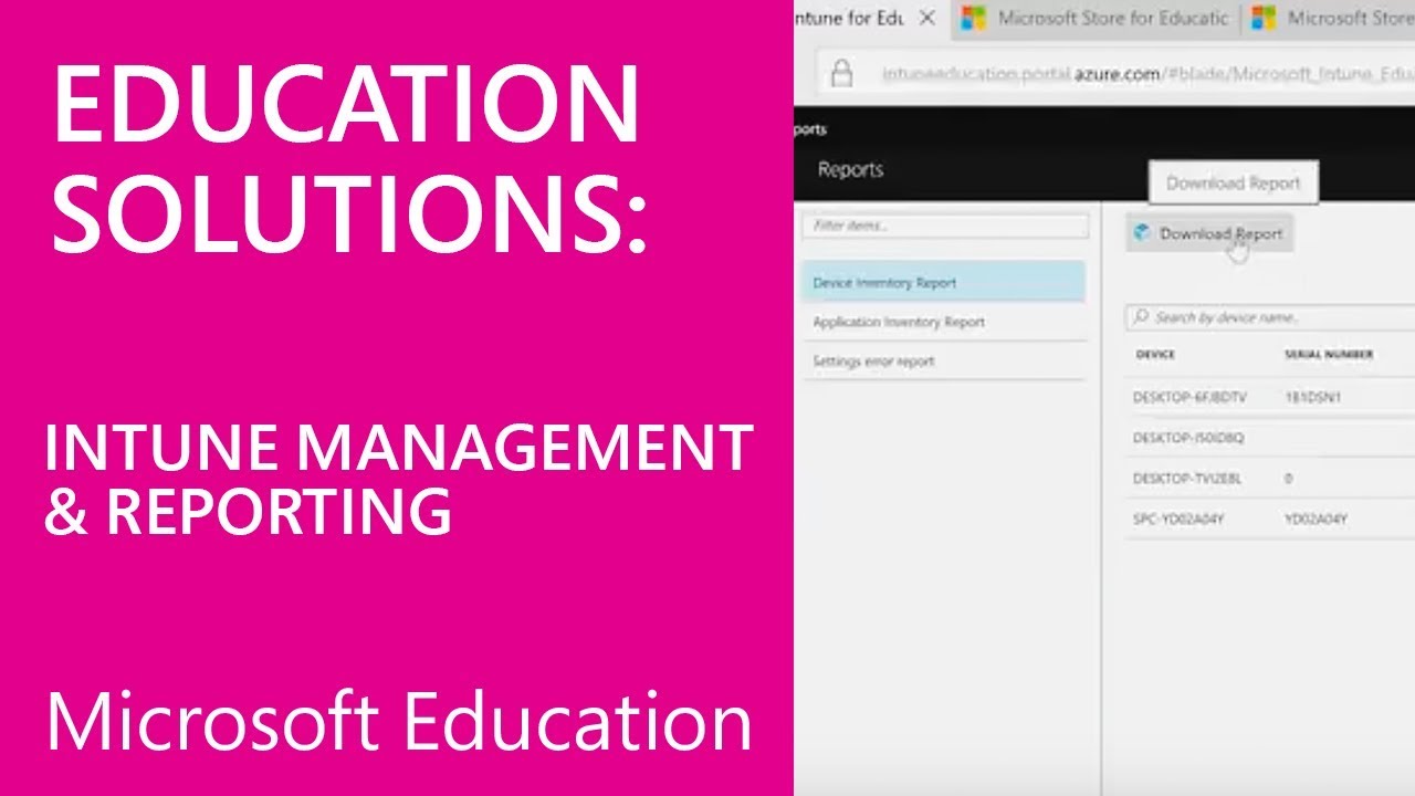 Intune for Education Deployment Training - Management and Reporting