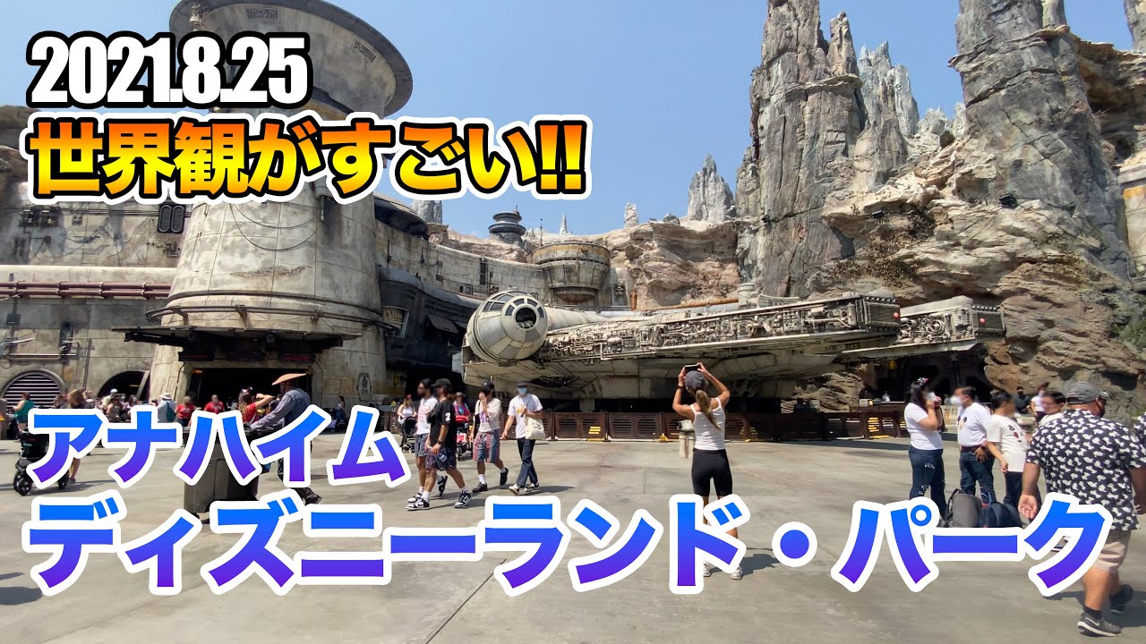 【カリフォルニア アナハイム】ディズニーランド・パーク 2021.8.25の様子